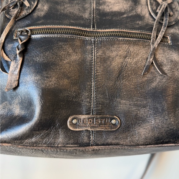 Bed Stu Rockababy Black Lux crossbody leather tote - Picture 4 of 13